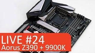 Overclock AORUS Z390 MASTER avec Core i9 9900K