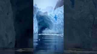 Glacier melting in Antarctica due to global warming #globalwarming #antarctica #glacier #melting