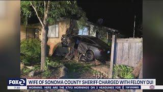 Sonoma sheriff's wife charged with 2 felonies