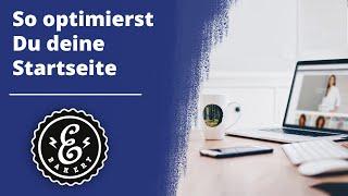 Onlineshop Startseite optimieren - So sollte deine Startseite aufgebaut sein | Tutorial