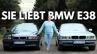 Jana hat sieben BMW E38: wir fahren den 735i & 728i Probe!