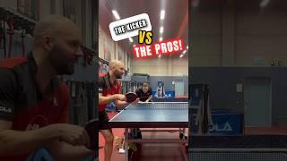 The Kicker Vs The Pros! Which Pro should I challenge next?! ‍️ #Kicker #TableTennis #PingPong