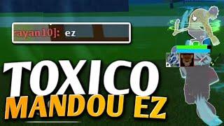 TÓXICO MANDOU EZ QUANDO ME DERROTOU E CHAMEI ELE PVP!!! BLOX FRUITS