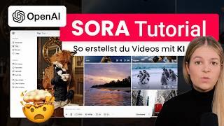 Create incredible videos from text with AI  OpenAI Sora Tutorial (German) 