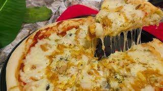 Chicken tikka pizza|chicken tikka spicy pizza cooked by farhana siddiqui