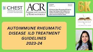 2023 ACR/ACCP Guidelines: Treating ILD in Systemic Autoimmune Rheumatic Diseases