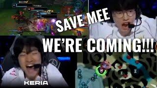 T1 vs BLG Final Fight in Game 5 Voice Comms