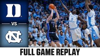 Duke Blue Devils vs. North Carolina Tar Heels Full Match Replay | 2025 ACC Men's Basketball