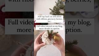 Full pattern and video tutorial on my blog #crochetpattern   #crochetpattern #diychristmasornament