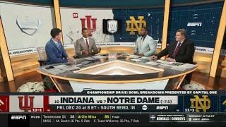 ESPN Championship Drive | College Football Bowl Breakdown: Indiana vs Notre Dame; SMU vs Penn State