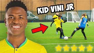 10 Year Old VINI JR Dominates Pro Footballers In Sunday League Match