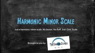 Harmonic Minor Scale