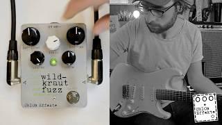 Orion Effekte - Wildkraut Fuzz * guitar effect pedal demo with Fender Stratocaster