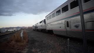 Amtrak Winter Park Express powering out of Denver