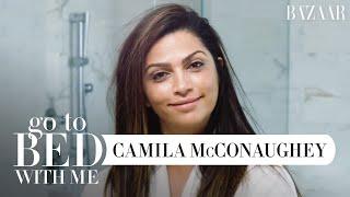 Camila McConaughey's Nighttime Skincare Routine | Go To Bed With Me | Harper's BAZAAR