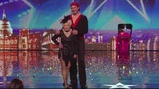 80-Year-Old Woman's Salsa Moves Stun Britain's Got Talent | Splash News TV | Splash News TV