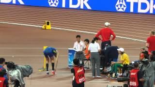 Barshim, Bondarenko, Zhang Guowei. World champ Beijing 2015. 233 clearance