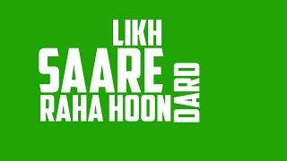 iMovie Green Screen Status Asal Mein Song | Darshal Raval