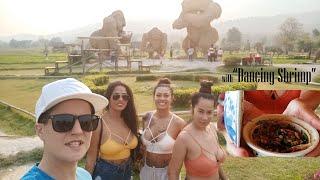 A Day Trip EATING THAI FOOD in Chiang Mai, Thailand [Huay Tung Tao Lake] อาหารเที่ยงห้วยตึงเฒ่า