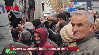 ÇORUM’DA İZDİHAM: İNDİRİMİ DUYAN KOŞTU!