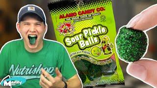 Sour Pickle Balls Challenge | Furious Pete DESTROYED