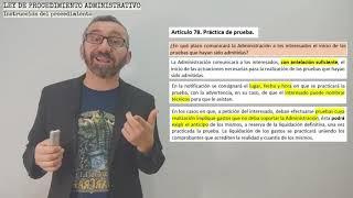 Ley 39/2015 - Procedimiento Administrativo 7a Parte - Instrucción del procedimiento