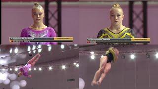 Vault Comparison : Viktoria Listunova & Angelina Melnikova - Russian Championships 2024