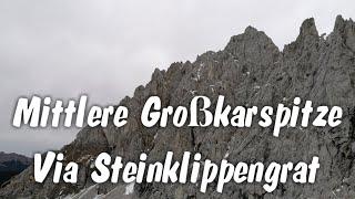 Großkarspitze Steinklippengrat November 2020