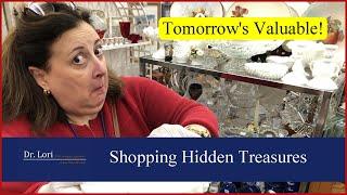 Tomorrow's Valuable! Shopping End of Day & Viking Glass, Pewter, MCM Chairs - Thrift with Dr. Lori