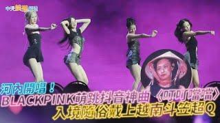 【撩星聞】河內開唱！BLACKPINK萌跳抖音神曲〈叮叮噹噹〉 入境隨俗戴上越南斗笠超Q