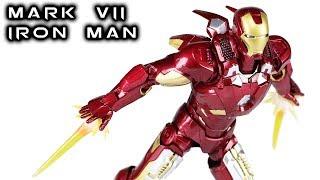 S.H. Figuarts IRON MAN Mark VII & Hall of Armor Set Avengers Action Figure Review