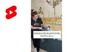 DIY Master Bedroom Makeover: Days 9 & 10 #shorts