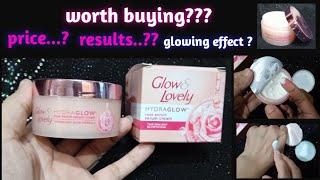 Glow and Lovely new Hydraglow serum cream review. new formula?