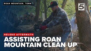 Northeast Tennessee Regional Recovery residents assist with Roan Mountain cleanup