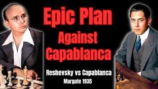 Epic Chess: Grandiose Middlegame Planning. Reshevsky vs Capablanca