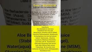 Forever Aloe MSM Gel |  FLP | #skincare  #shorts  #ytshorts #foryou