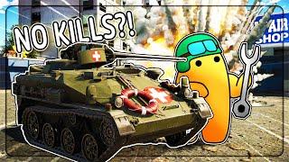 NO KILLS?! - Support ONLY Challenge in War Thunder!