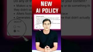 New Ai Policy || What is altered or synthetic content