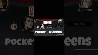 Pocket Queens: Could the River Flip the Script? #poker #pokerlove #onlinepoker #gaming @PokerStars