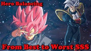 From Best SSS to Worst SSS | Balancing Units | Dragon Ball Idle