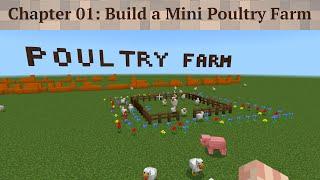 Chapter 01 - Build a Mini Poultry Farm | SmartGurucool | CodeInMinecraftWithAnurag | KMRANRG