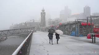 Heavy Snowfall in Hamburg, Jan. 18th, 2018