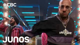 ​Chani Nattan, Inderpal Moga and Jazzy B perform Coolin' live at the 2025 Juno Awards