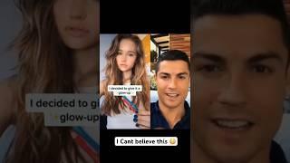 I cant believe CRISTIANO RONALDO reacted to my drawing of him *aWkwaRd tweRkiNg* | JULIA GISELLA