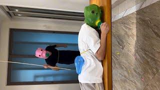 Horse head covered pain resistance challenge | Chinese Game Challenge #comedy #chinese #funnyvideo