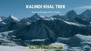 Kalindi Khal Trek - Most Challenging Trek In India