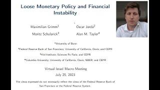 Moritz Schularick‬ – Loose monetary policy and financial instability
