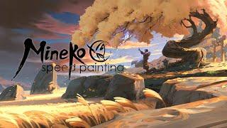 Mineko: moment of remembrance - speed painting (Time-lapse)