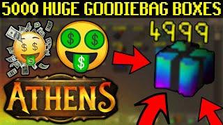 MASSIVE 5,000 HUGE GOODIEBAG BOXES OPENING!! INSANE LOOTS! (HUGE GIVEAWAY) - Athens RSPS