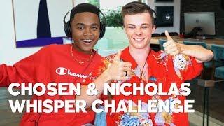 IT's Nicholas Hamilton & Chosen Jacobs Play RAW's Whisper Challenge